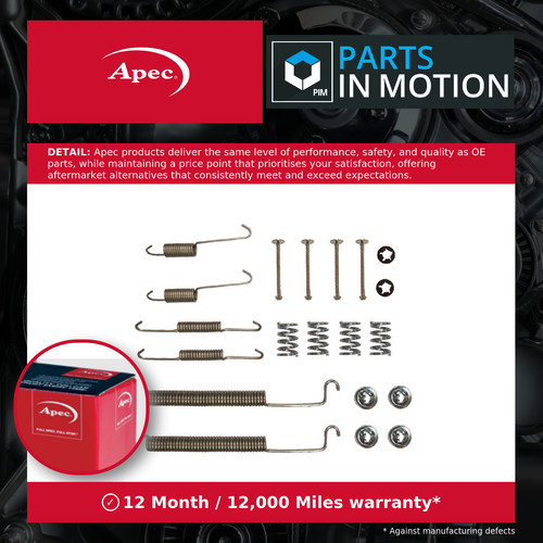 Brake shoe fitting kit fits - shoe,