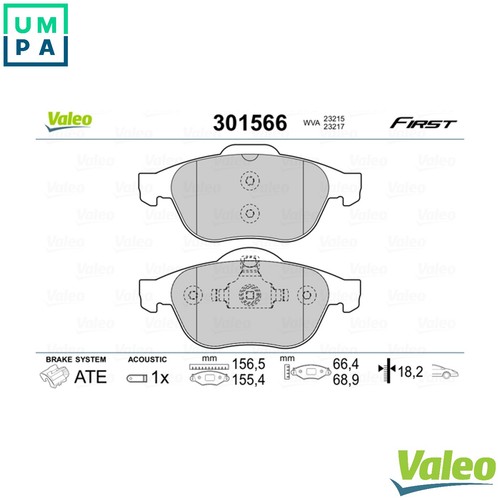 Brake pad set disc - set,