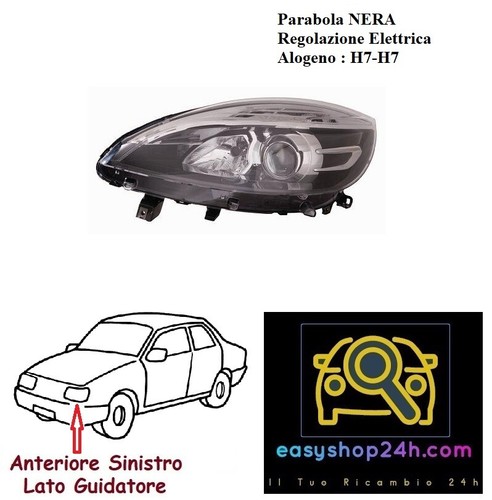 Front headlight projector - front,