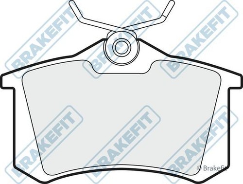Apec rear brake pad set - apec, for