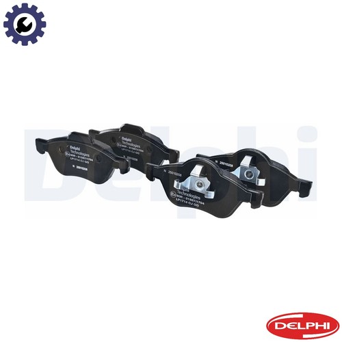 Brake pad set disc - disc,